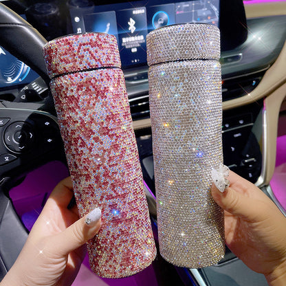 Rhinestone Car Interior Decorations In White For Unique Automotive Styling