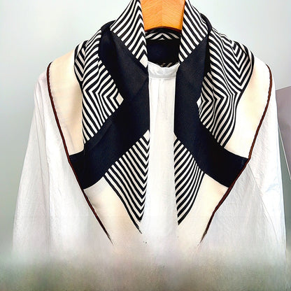 Fairy Style Silk Scarf, Lightweight And Elegant For Summer Wear