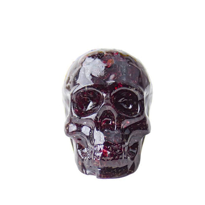 Modern Style Resin Skull Ornament For Christmas, Perfect Office Decoration