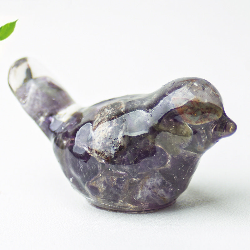 Modern Style Resin Bird Sculpture For National Day, Perfect Office Resin Craft Decoration