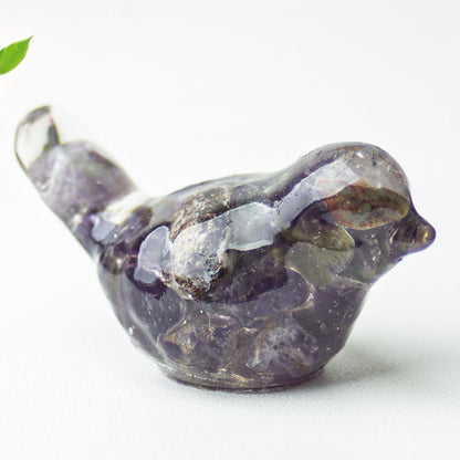 Modern Style Resin Bird Sculpture For National Day, Perfect Office Resin Craft Decoration