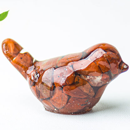 Modern Style Resin Bird Sculpture For National Day, Perfect Office Resin Craft Decoration