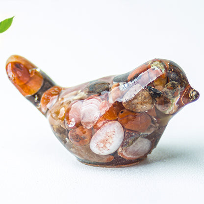 Modern Style Resin Bird Sculpture For National Day, Perfect Office Resin Craft Decoration