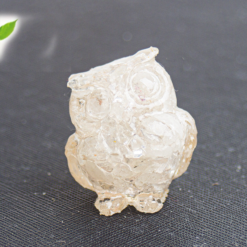 Cute Christmas Crystal Ornaments Made Of Epoxy Resin, Perfect For Office Decoration