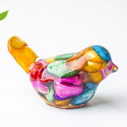 Modern Style Resin Bird Sculpture For National Day, Perfect Office Resin Craft Decoration