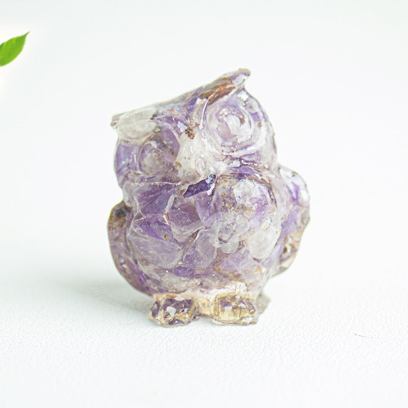 Cute Christmas Crystal Ornaments Made Of Epoxy Resin, Perfect For Office Decoration