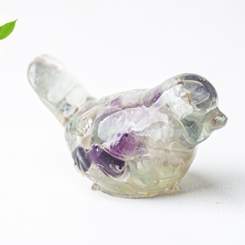 Modern Style Resin Bird Sculpture For National Day, Perfect Office Resin Craft Decoration
