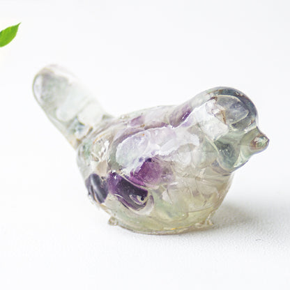 Modern Style Resin Bird Sculpture For National Day, Perfect Office Resin Craft Decoration
