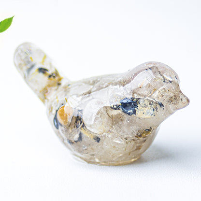 Modern Style Resin Bird Sculpture For National Day, Perfect Office Resin Craft Decoration