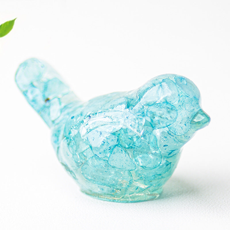 Modern Style Resin Bird Sculpture For National Day, Perfect Office Resin Craft Decoration