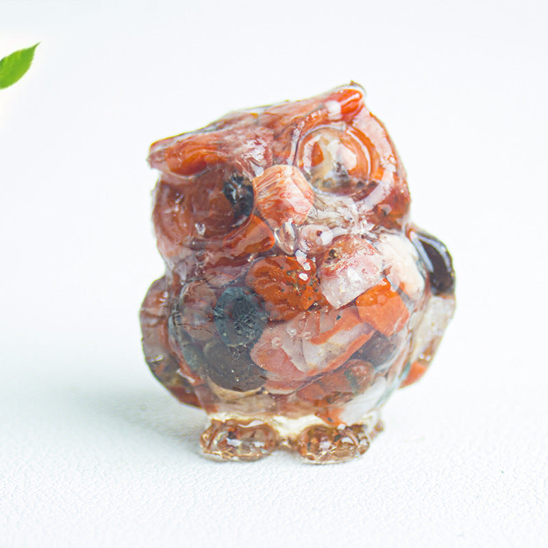 Cute Christmas Crystal Ornaments Made Of Epoxy Resin, Perfect For Office Decoration