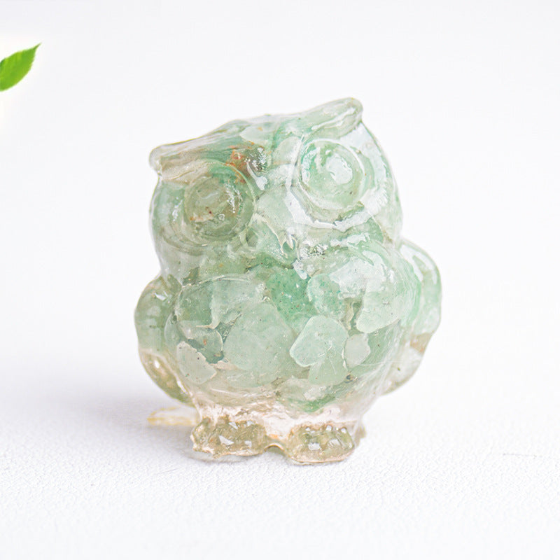 Cute Christmas Crystal Ornaments Made Of Epoxy Resin, Perfect For Office Decoration