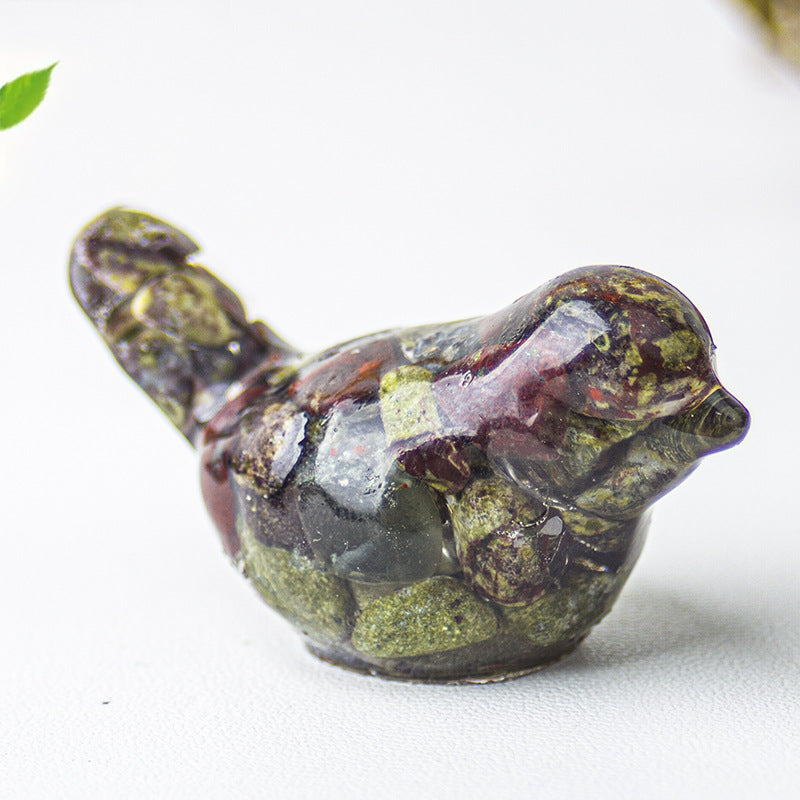 Modern Style Resin Bird Sculpture For National Day, Perfect Office Resin Craft Decoration