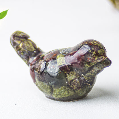 Modern Style Resin Bird Sculpture For National Day, Perfect Office Resin Craft Decoration