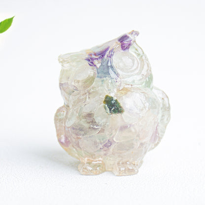 Cute Christmas Crystal Ornaments Made Of Epoxy Resin, Perfect For Office Decoration