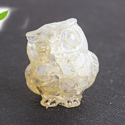 Cute Christmas Crystal Ornaments Made Of Epoxy Resin, Perfect For Office Decoration