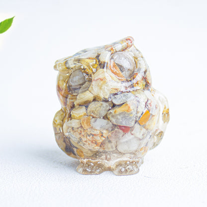 Cute Christmas Crystal Ornaments Made Of Epoxy Resin, Perfect For Office Decoration
