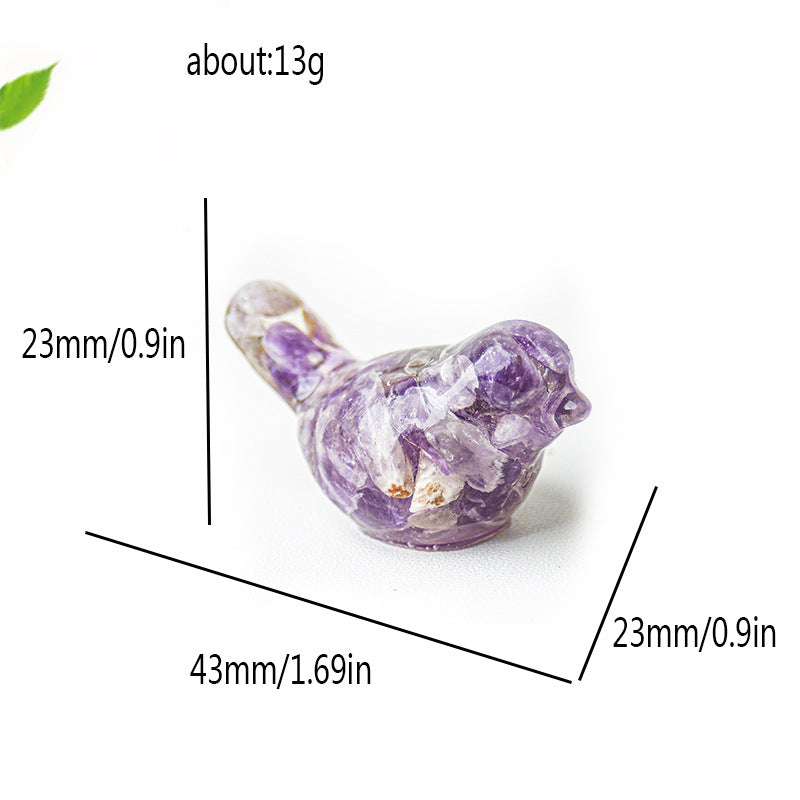 Modern Style Resin Bird Sculpture For National Day, Perfect Office Resin Craft Decoration