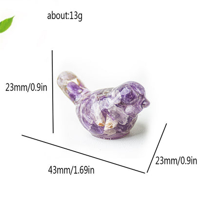 Modern Style Resin Bird Sculpture For National Day, Perfect Office Resin Craft Decoration