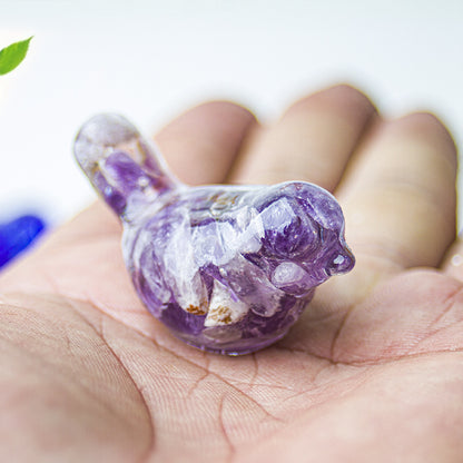 Modern Style Resin Bird Sculpture For National Day, Perfect Office Resin Craft Decoration