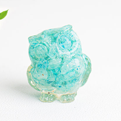 Cute Christmas Crystal Ornaments Made Of Epoxy Resin, Perfect For Office Decoration