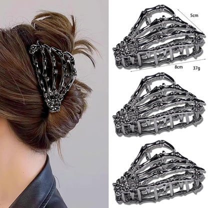 Bat Hair Claws For Women, Alloy Hairpin Set Of 3 Pieces, Perfect Halloween Hair Accessories