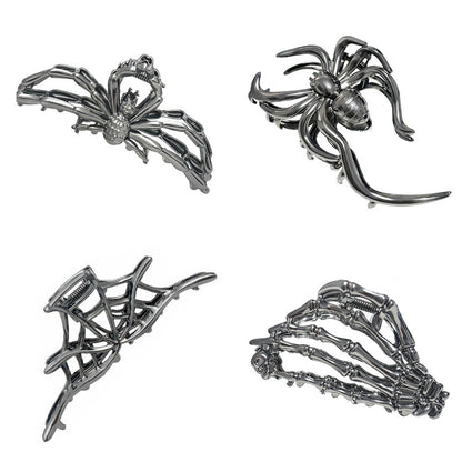 Bat Hair Claws For Women, Alloy Hairpin Set Of 3 Pieces, Perfect Halloween Hair Accessories