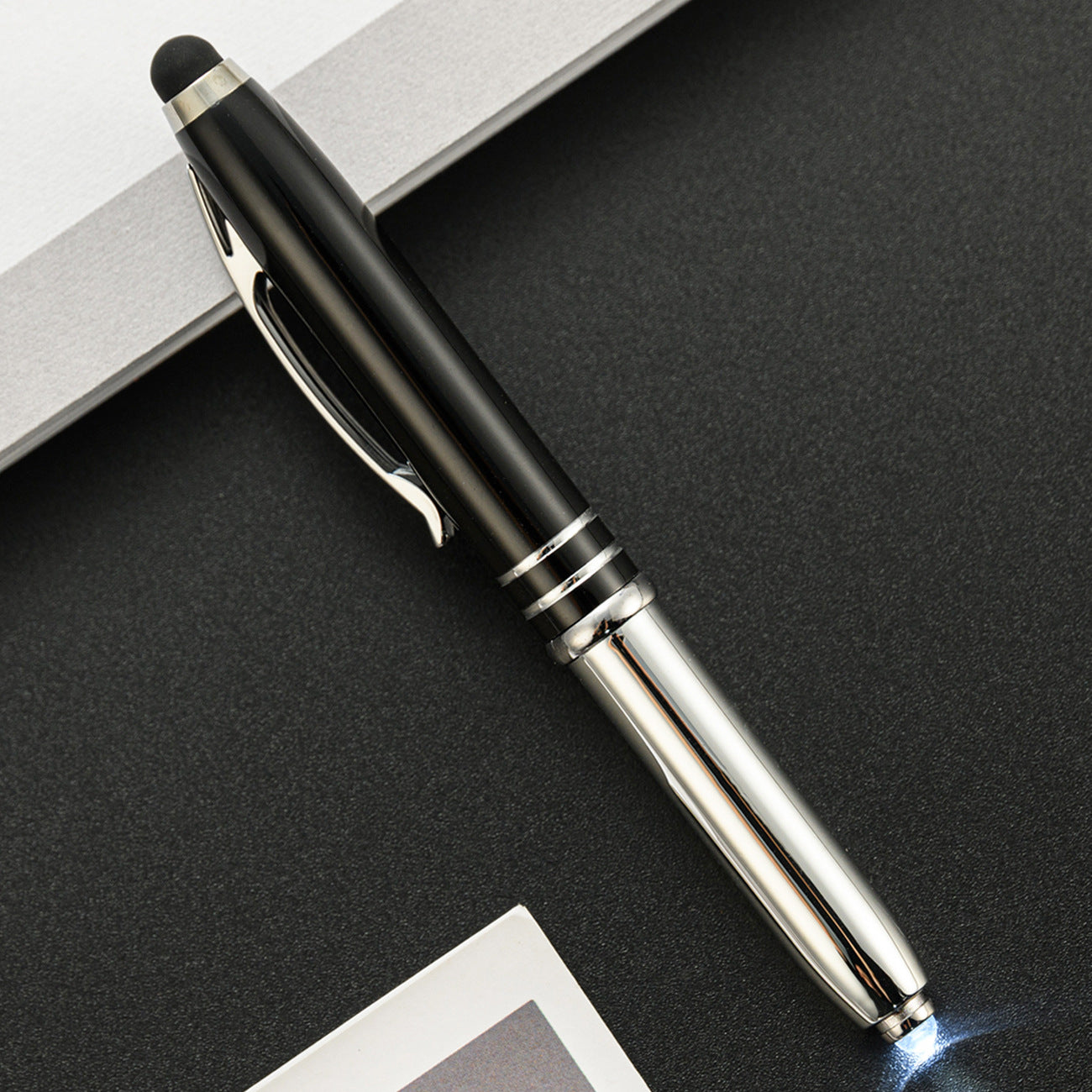 Solid Color Alloy Ballpoint Pen Featuring Durable Construction And Smooth Writing Experience