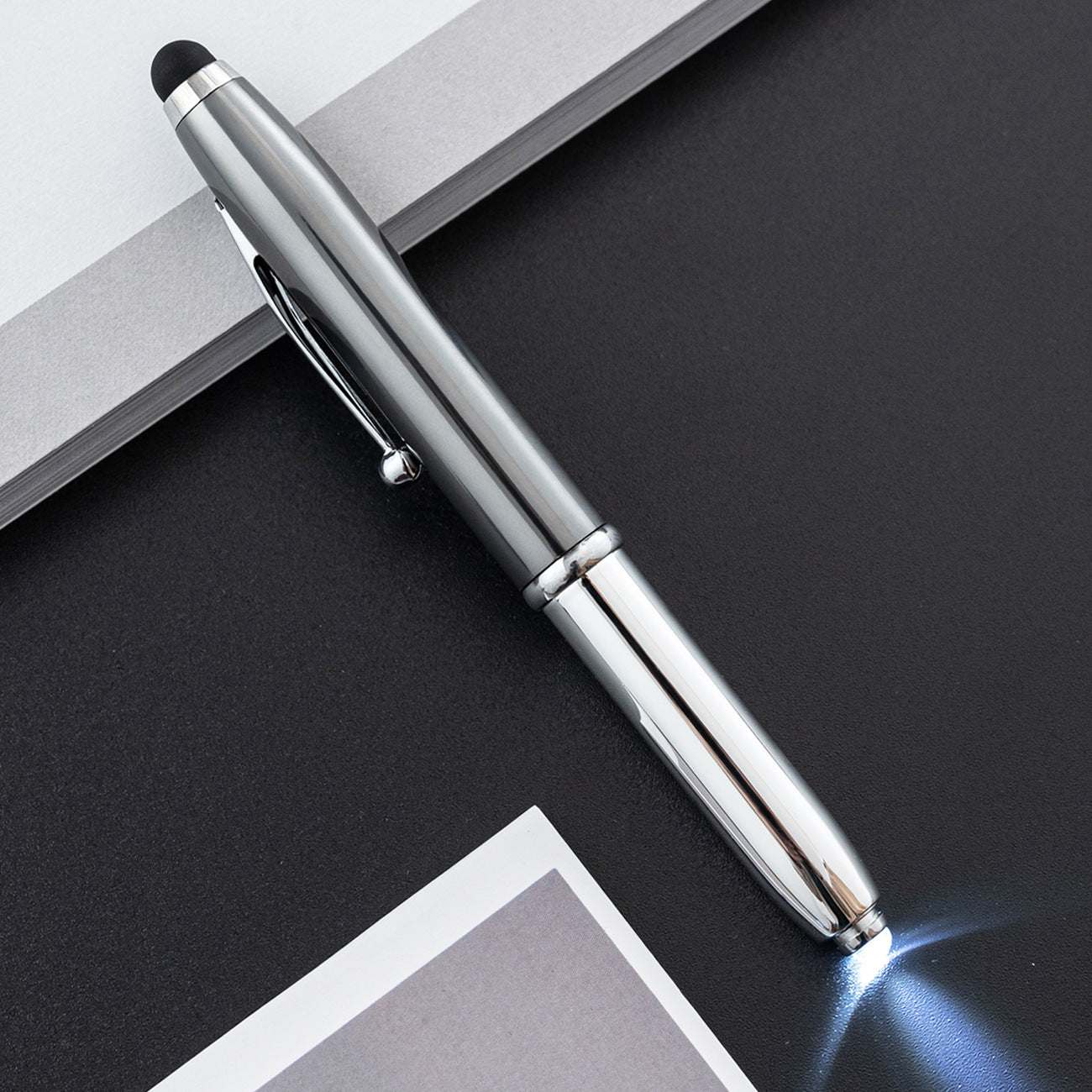 Solid Color Ballpoint Pen Featuring Smooth Writing And Comfortable Grip, Available In Classic Blue