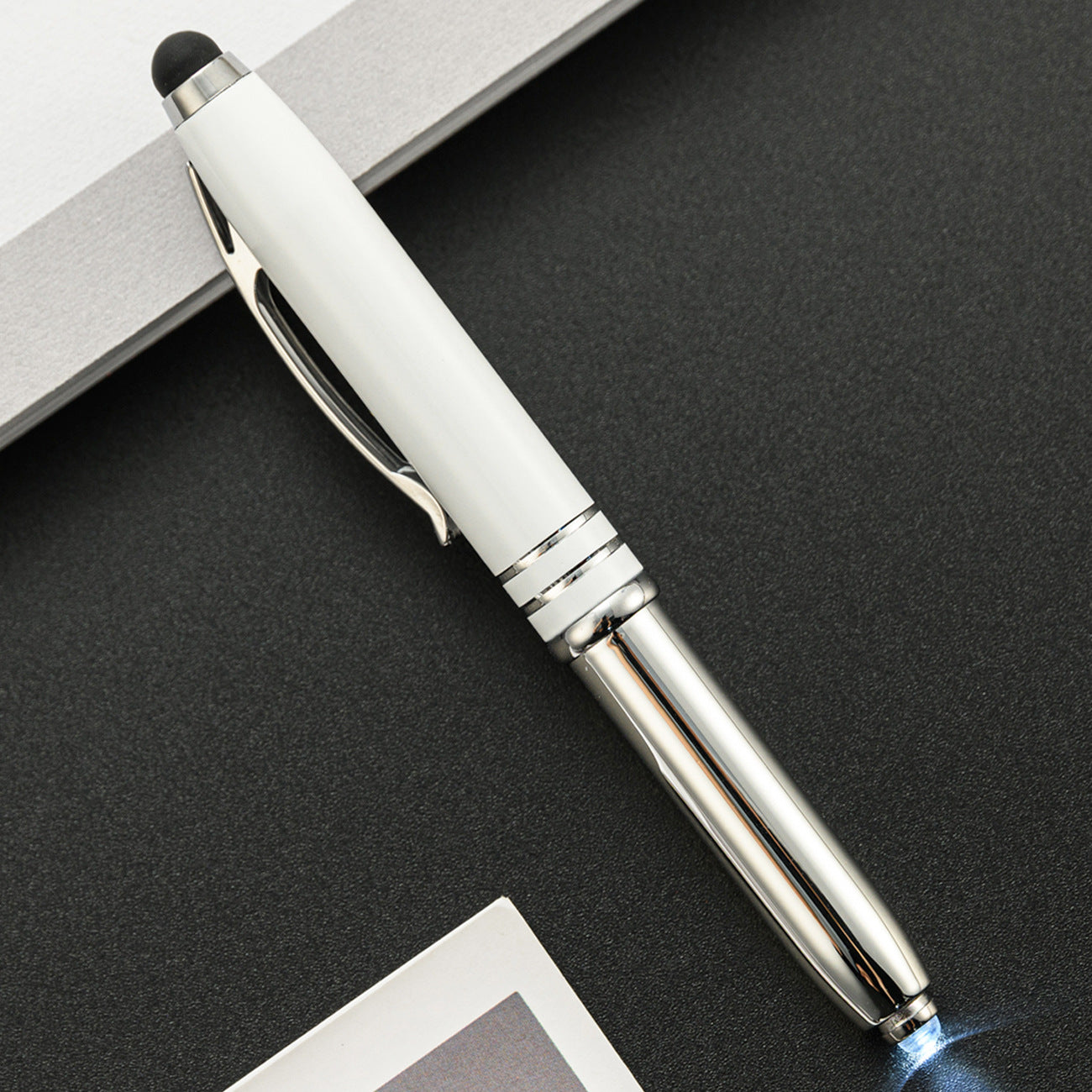 Solid Color Alloy Ballpoint Pen Featuring Durable Construction And Smooth Writing Experience