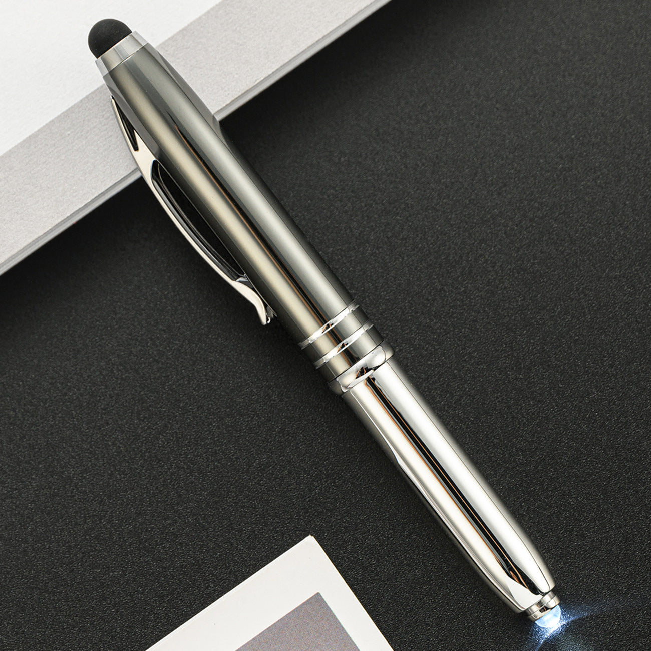 Solid Color Alloy Ballpoint Pen Featuring Durable Construction And Smooth Writing Experience