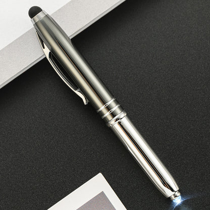 Solid Color Alloy Ballpoint Pen Featuring Durable Construction And Smooth Writing Experience