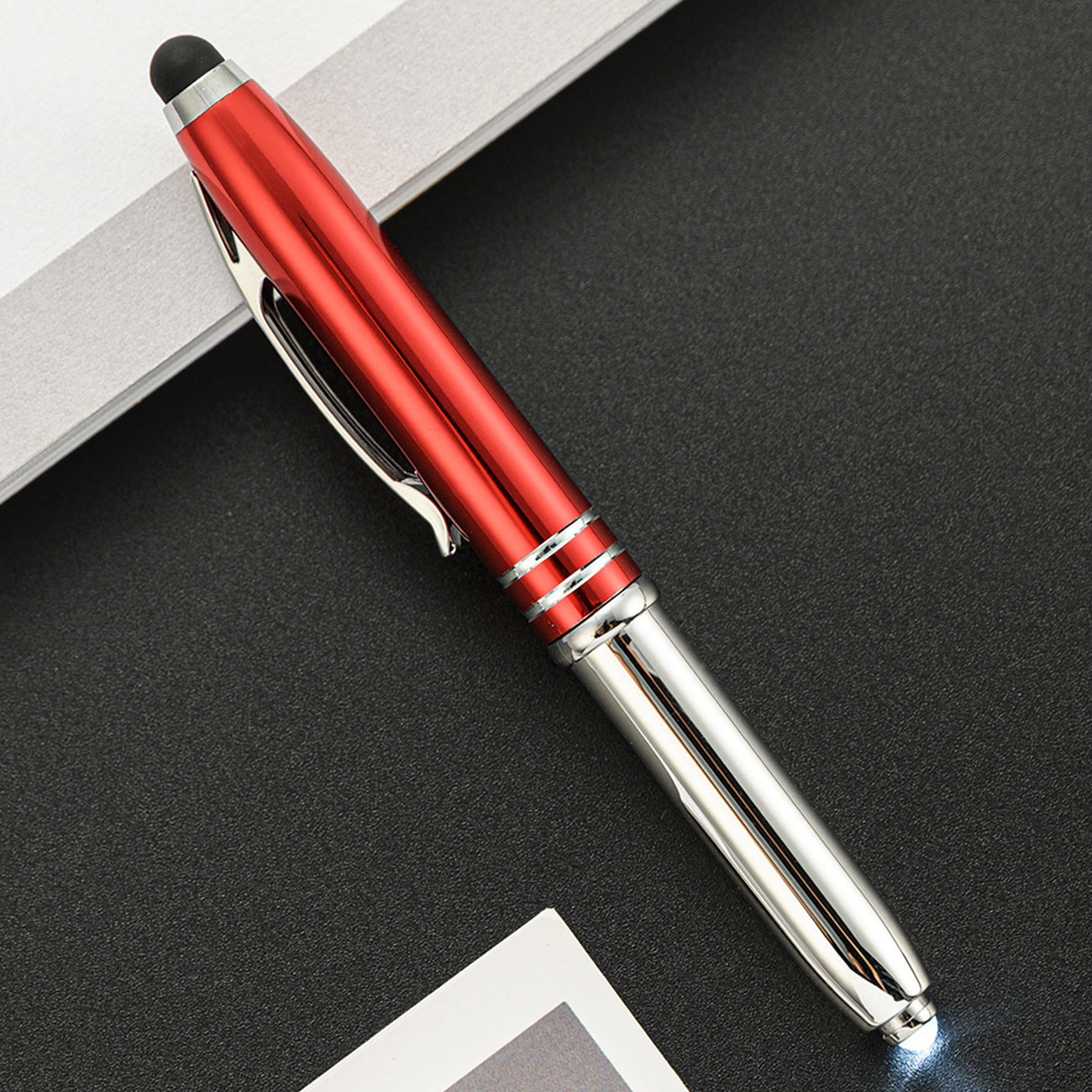 Solid Color Alloy Ballpoint Pen Featuring Durable Construction And Smooth Writing Experience
