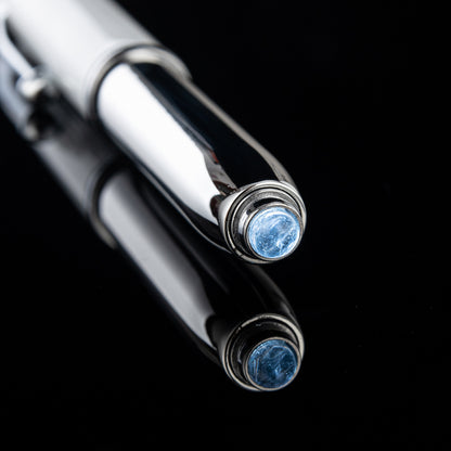 Solid Color Ballpoint Pen Featuring Smooth Writing And Comfortable Grip, Available In Classic Blue