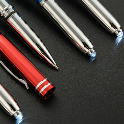 Solid Color Alloy Ballpoint Pen Featuring Durable Construction And Smooth Writing Experience