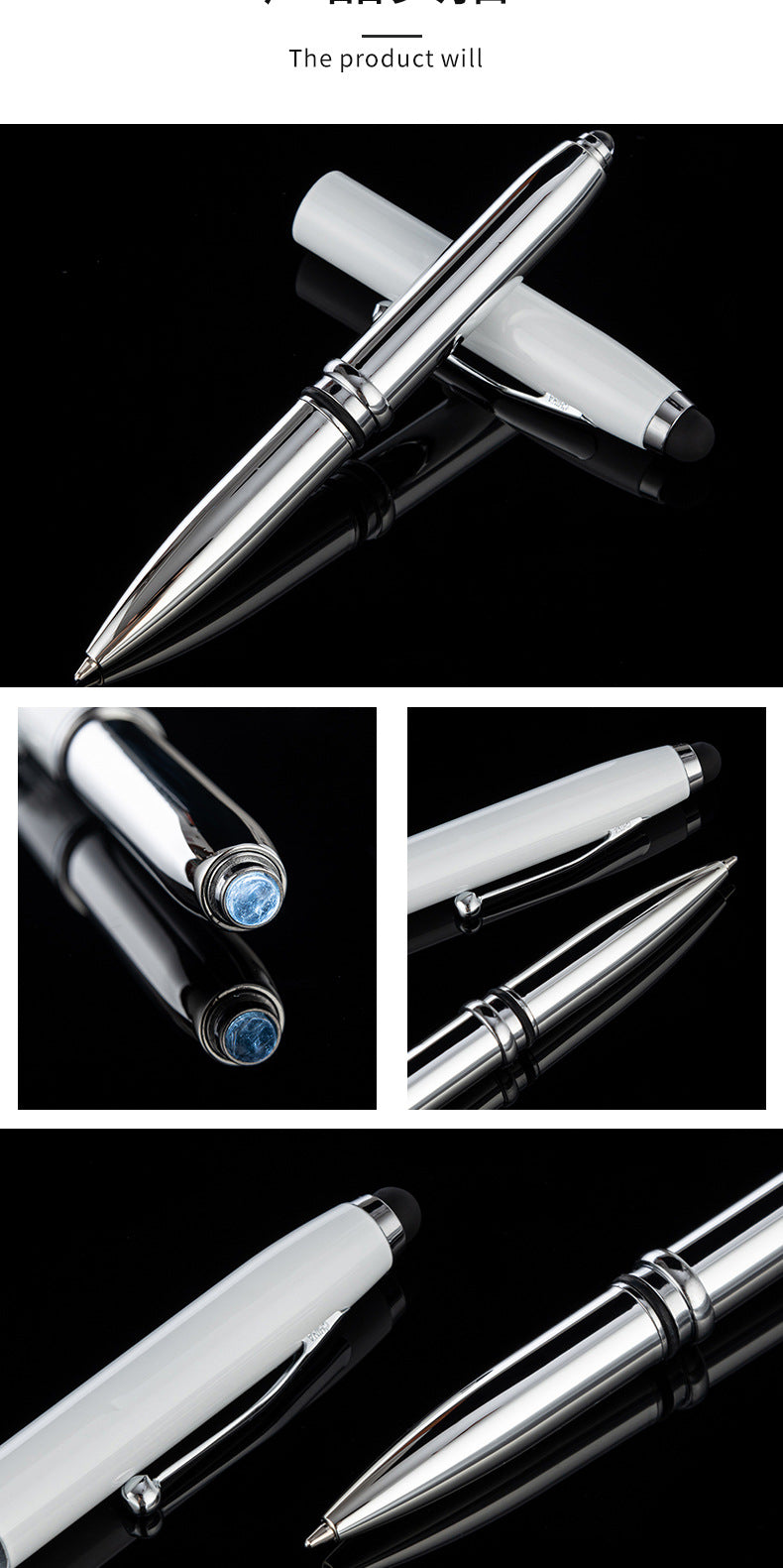 Solid Color Ballpoint Pen Featuring Smooth Writing And Comfortable Grip, Available In Classic Blue
