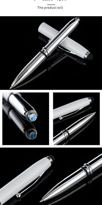 Solid Color Ballpoint Pen Featuring Smooth Writing And Comfortable Grip, Available In Classic Blue