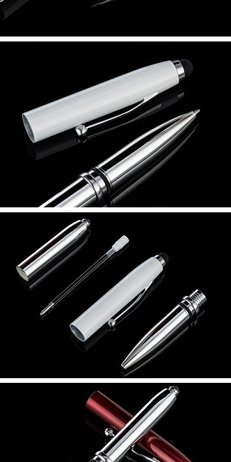 Solid Color Ballpoint Pen Featuring Smooth Writing And Comfortable Grip, Available In Classic Blue