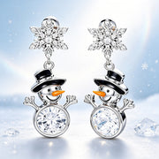 Snowman Earrings-3