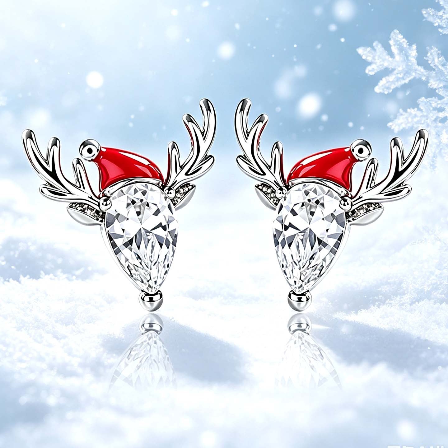Snowman Drop Earrings For Women In Electroplated Copper Featuring Copper Ear Pins, Perfect For Christmas