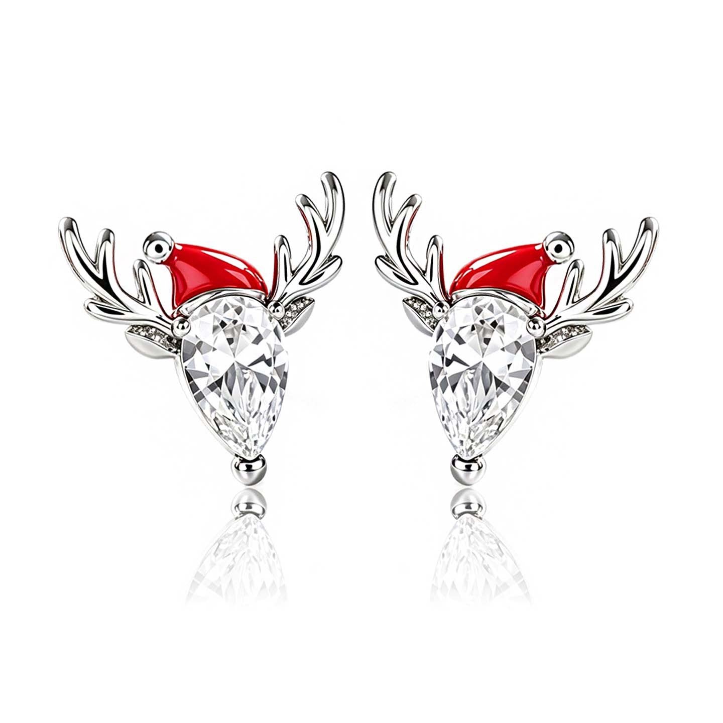 Snowman Drop Earrings For Women In Electroplated Copper Featuring Copper Ear Pins, Perfect For Christmas