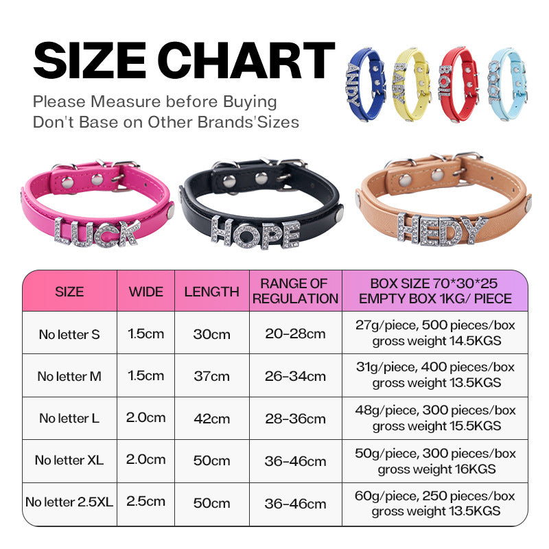 Halloween PU Leather Pet Collar For All Seasons Featuring Durable Letter Pattern Design