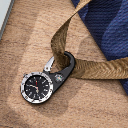 Unisex Quartz Watch With Stainless Steel Strap And One Piece Buckle Featuring Ordinary Glass Dial