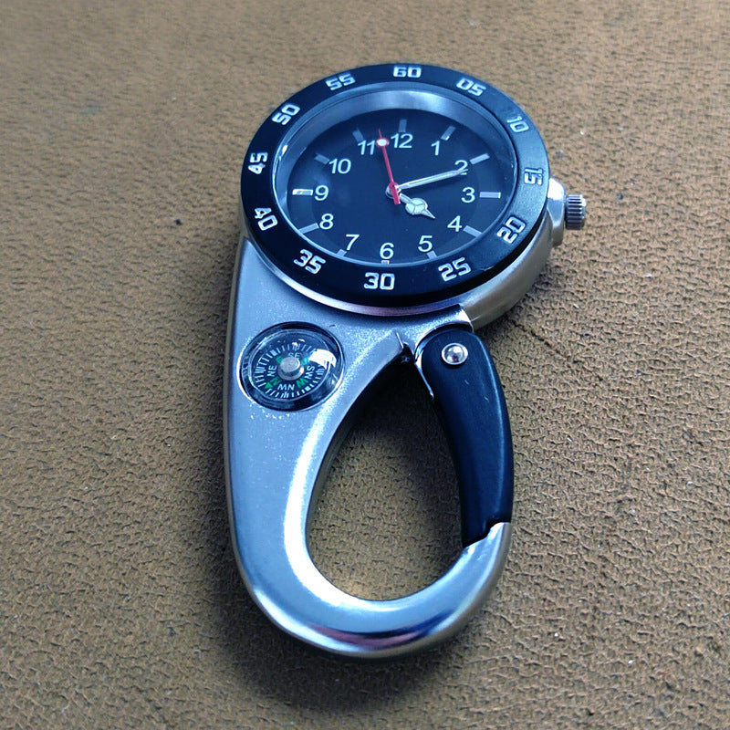 Unisex Quartz Watch With Stainless Steel Strap And One Piece Buckle Featuring Ordinary Glass Dial