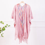 Pink (slit with Ruffled Edges)