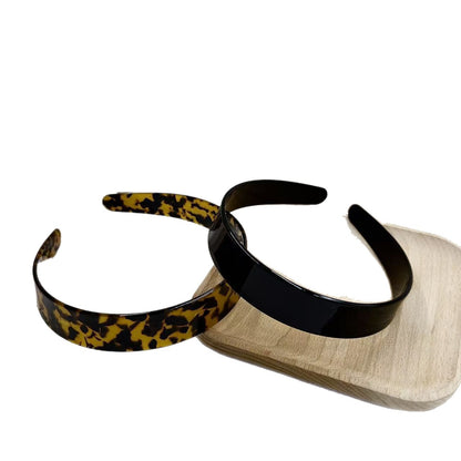 Leopard Print Hair Band For Women Made Of Acetic Acid Sheets, Perfect For Summer