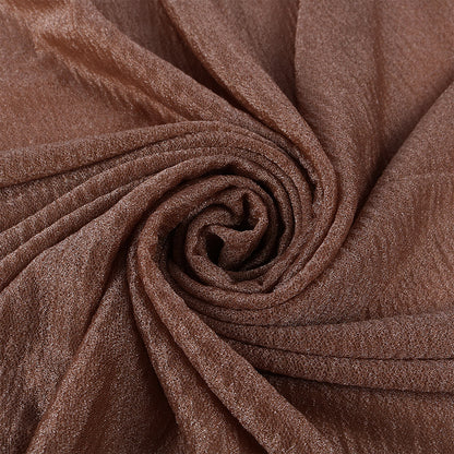 Solid Color Polyester Shawl Scarf In Multicolor For All Seasons