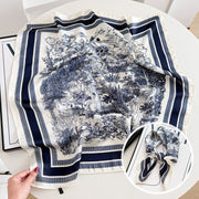 Coconut Jungle - Blue and White