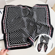 M Letter Polka Dot - Black