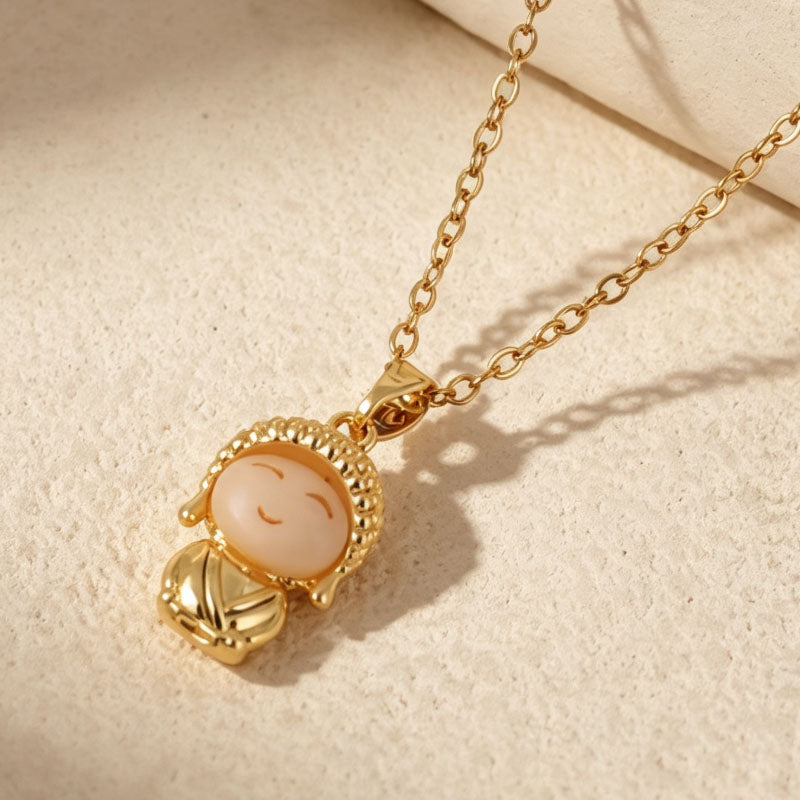 Hypoallergenic Irregular Necklace For Couples With 18K Real Gold Plated 304 Stainless Steel And PVD Coated Cable Chain